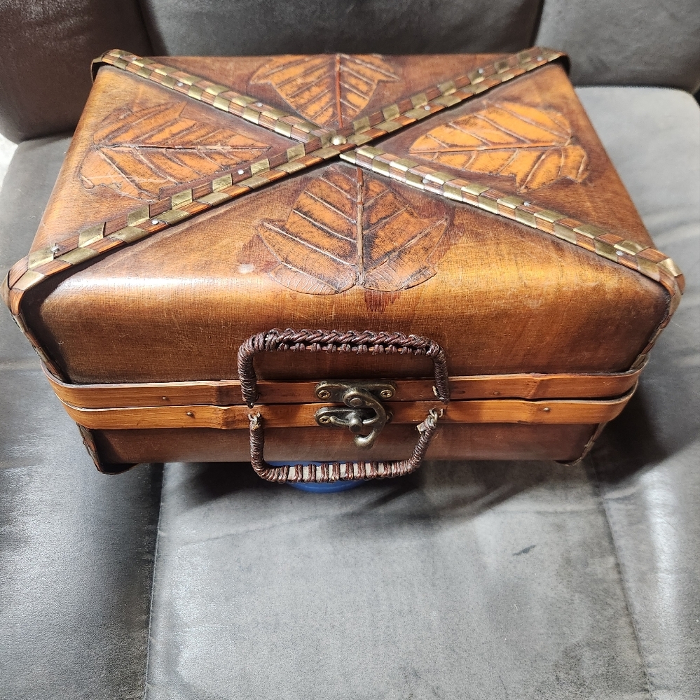 Vintage Rattan/Bamboo Box